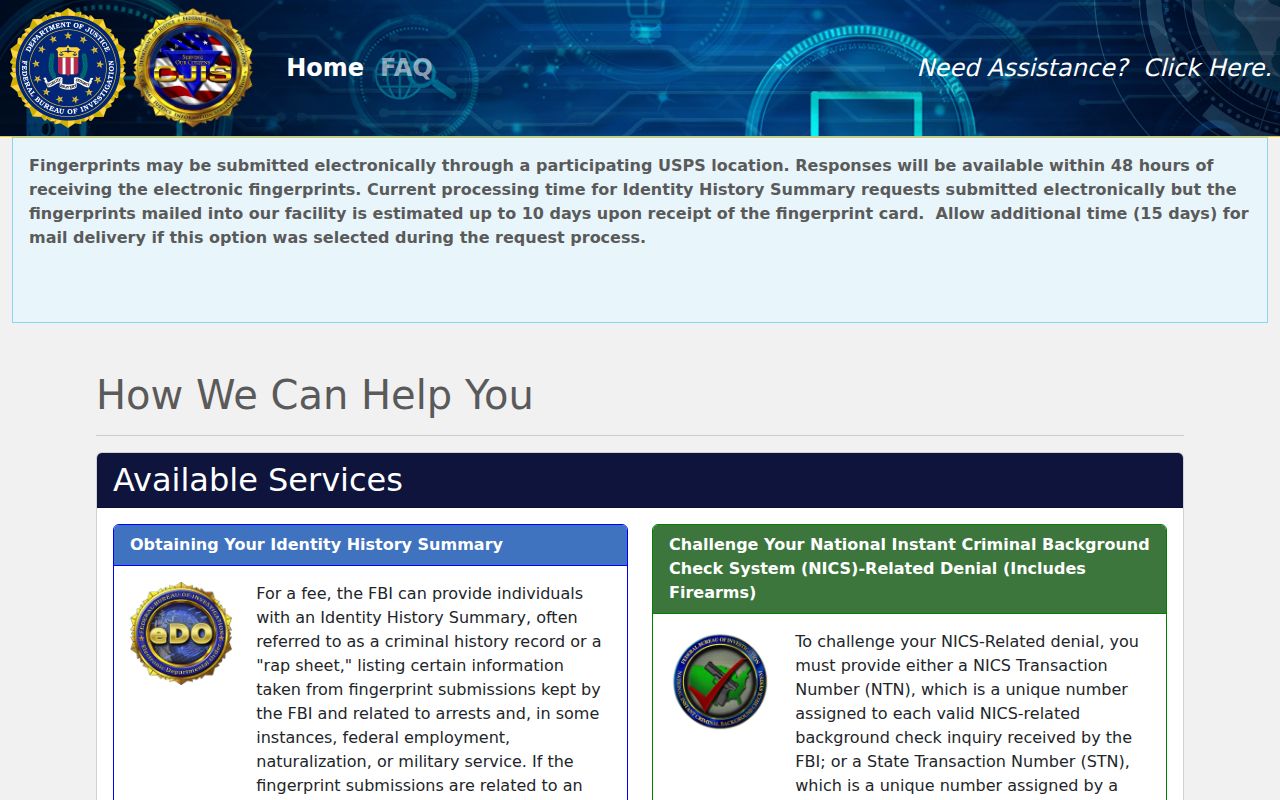 FBI personal identity history route beyond Greenville criminal records